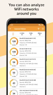 WiFi Signal Strength Meter android App screenshot 5